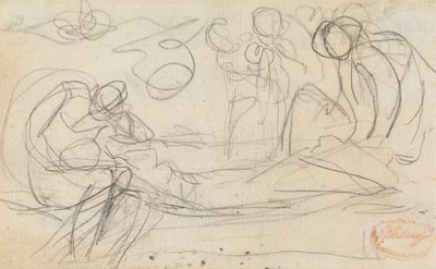 Figuurcompositie Studie 50 door George Romney